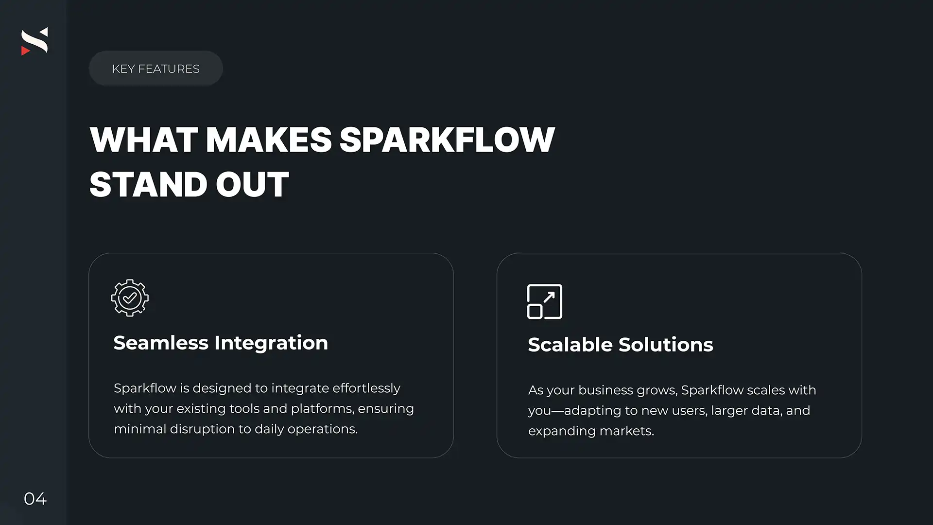 Sparkflow Presentation Design presentation slide