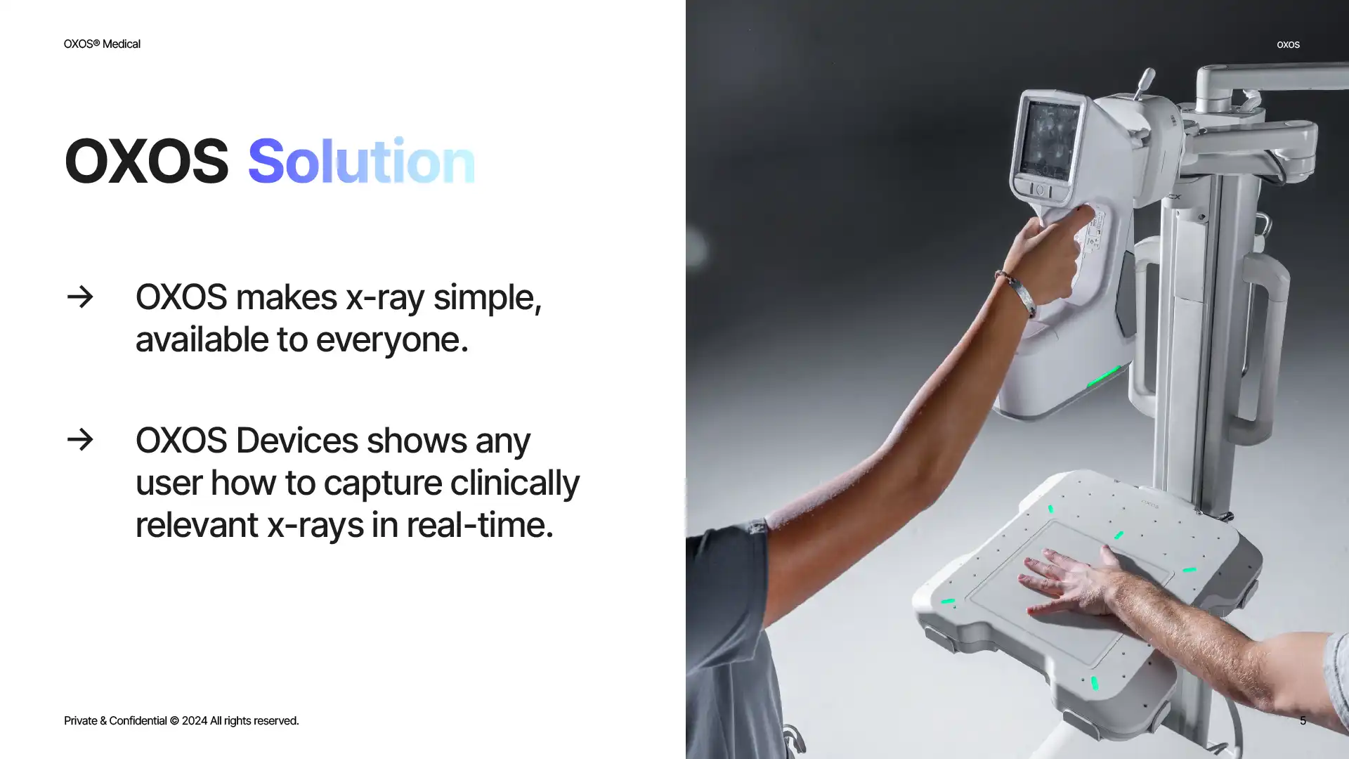 Medical Pitch Deck Design presentation slide