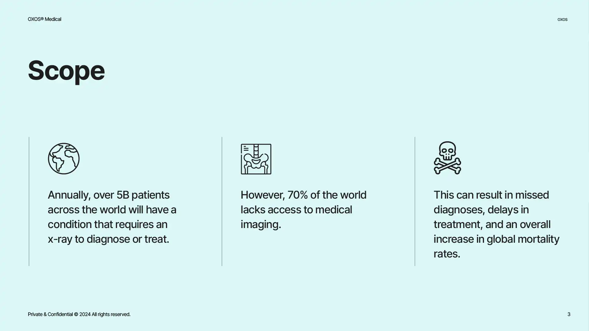Medical Pitch Deck Design presentation slide