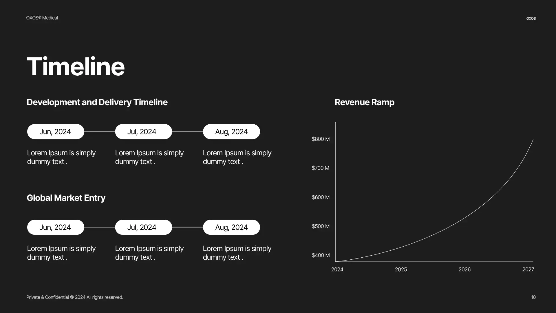 Medical Pitch Deck Design presentation slide